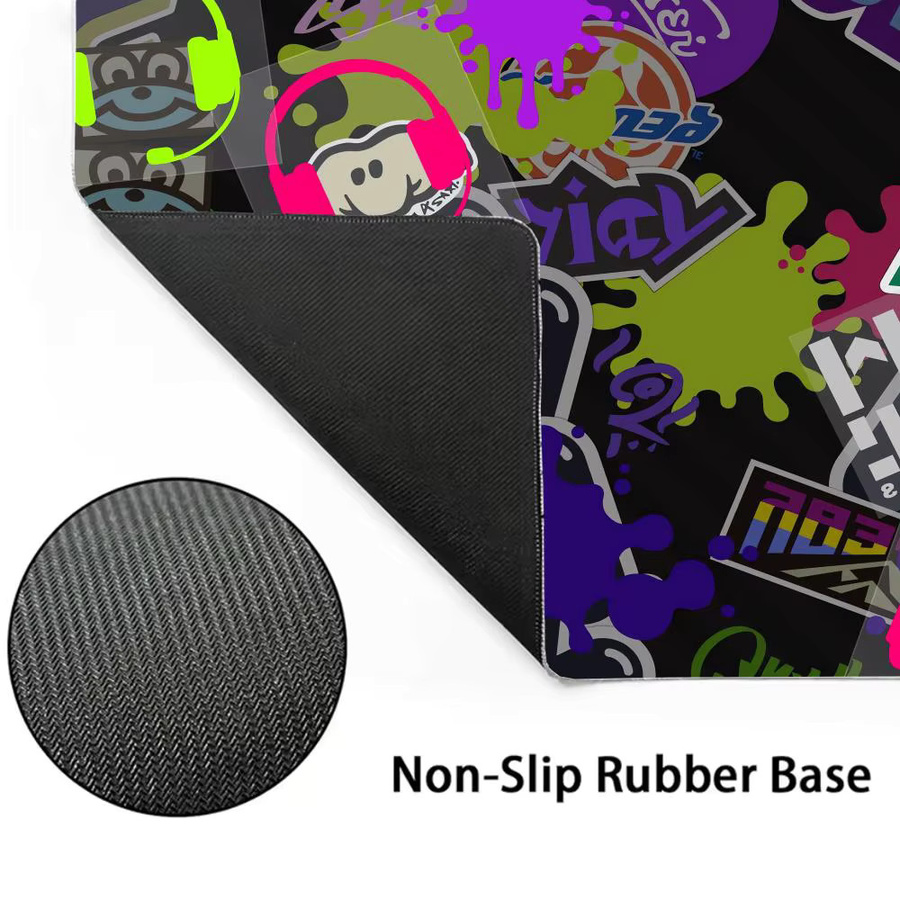XXL Gaming Mousepad mit Anime-Design für Notebook und Tastatur, Schwarz/Mehrfarbig - Bild 3