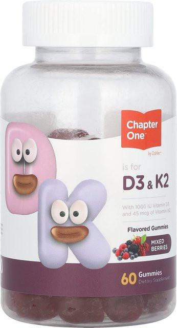 Kapitel Eins D3 & K2 gemischte Beeren Fruchtgummi 60 Stück - Bild 1