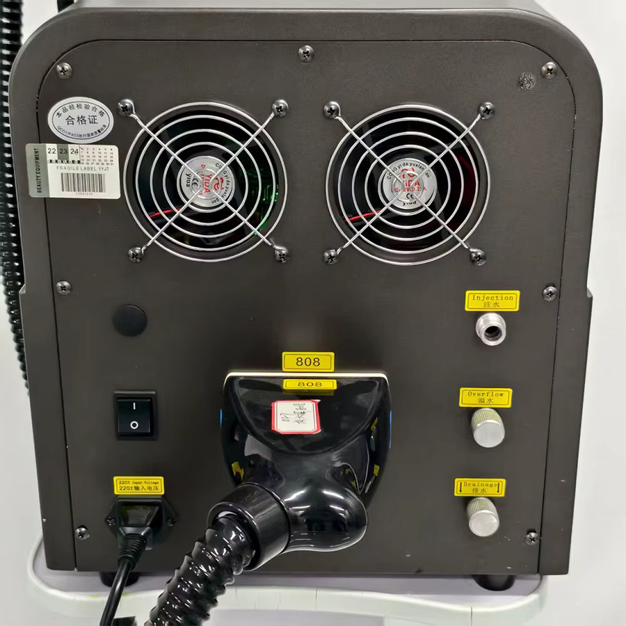 EMSZERO Diodenlaser-Haarentfernungsmaschine, 3-Wellen-Eis, Titan - Bild 5