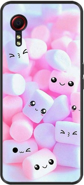 Samsung Galaxy Xcover 5 Silikon Handyhülle mit Stoßfänger-Schutz in Schwarz für SM-G525F - Bild 1
