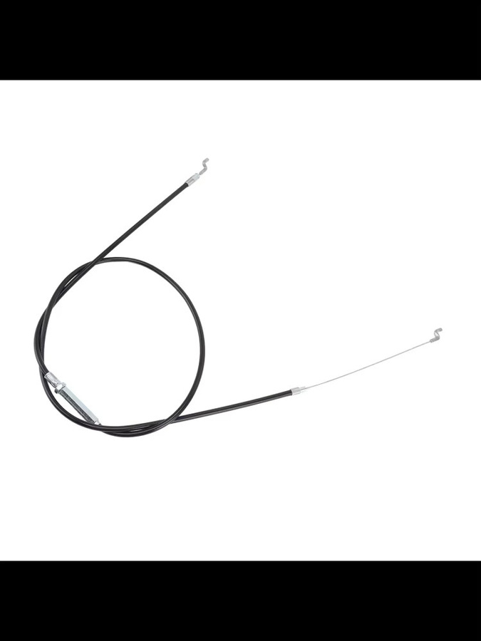 WALFRONT Steuerkabel für Rasenmäher aus Gummi und Stahl in Schwarz - Bild 3