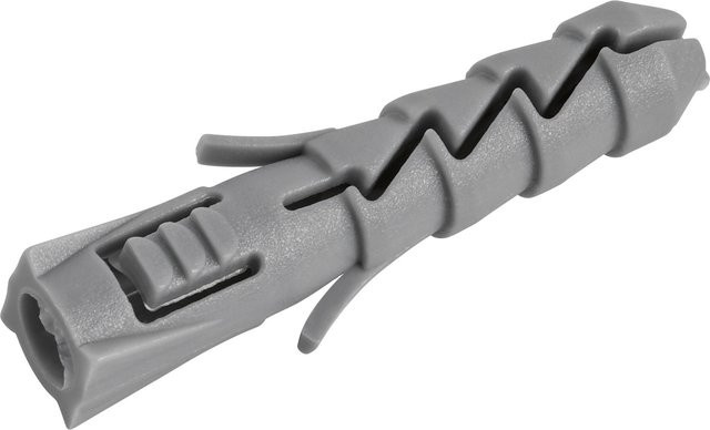 LUX-TOOLS Spreizdübel aus Nylon in Grau, Durchmesser: 8 mm, Länge: 40 mm, 20 Stück - Bild 1