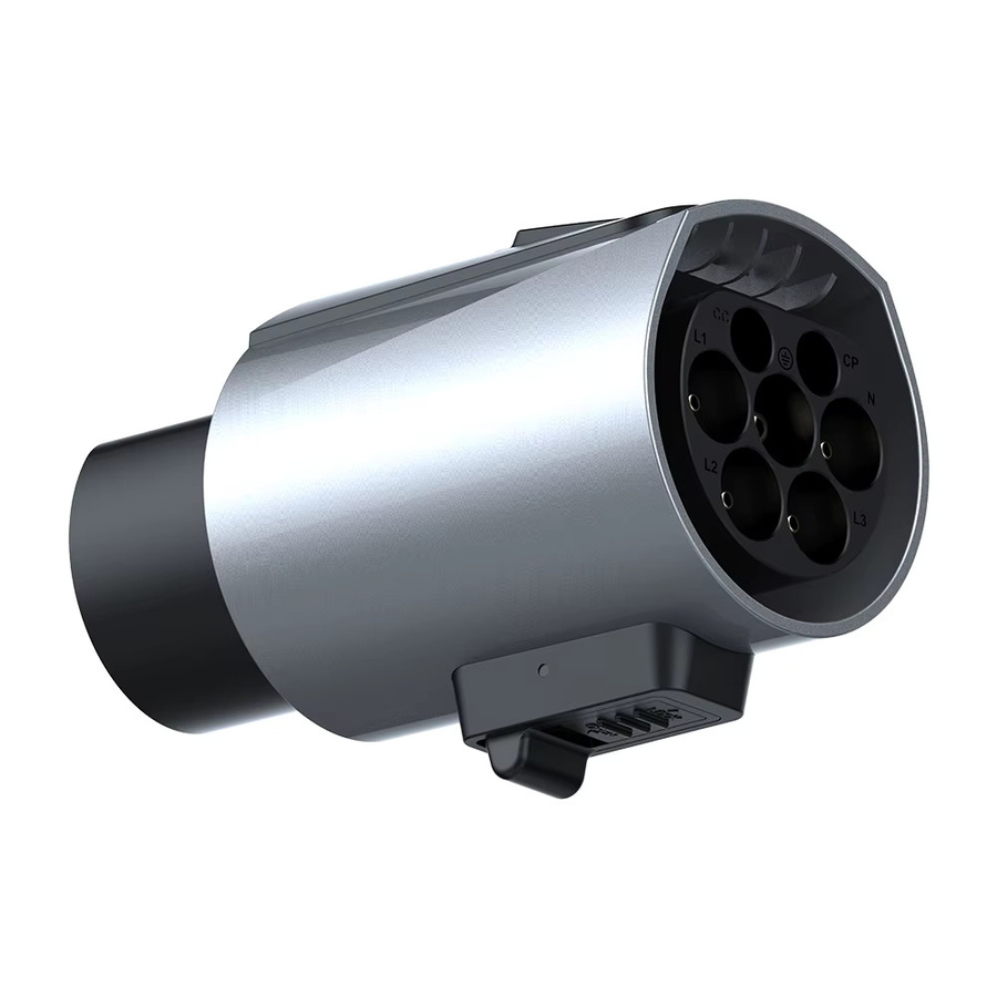 QIAO EV-Ladeadapter Typ 2 auf GB/T 32A 7kW 22kW IEC62196 Ladekonverter für chinesische Standardfahrzeuge mit Doppelstecker - Bild 6