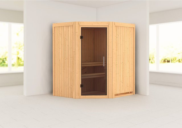 Karibu Sauna Ruacana Set naturbelassen ohne Ofen - Bild 1