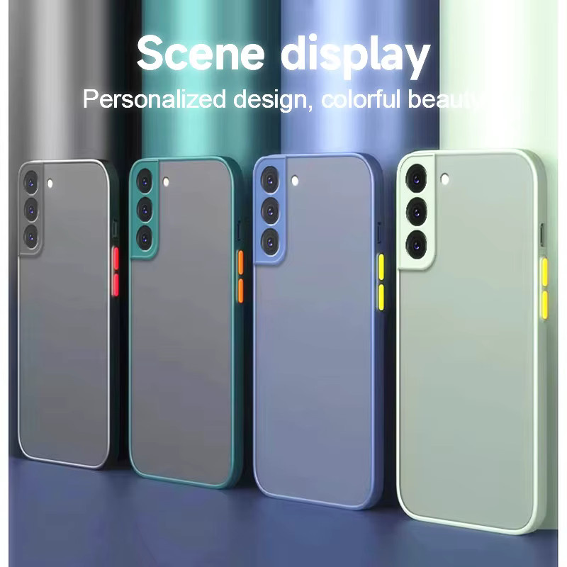 Stoßfeste Schutzhülle für Samsung Galaxy A17, A37 und A57 5G mit matter Rückseite in Schwarz - Bild 1