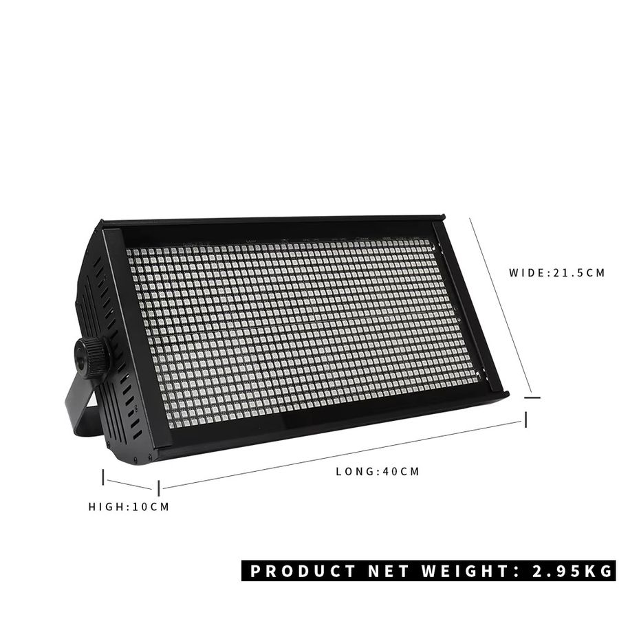 SHEHDS RGB LED Wash Strobe Flash Effekt mit 960 SMD 5050 LEDs und 200 W für DJ, Party, Disco und Bühne - Bild 1
