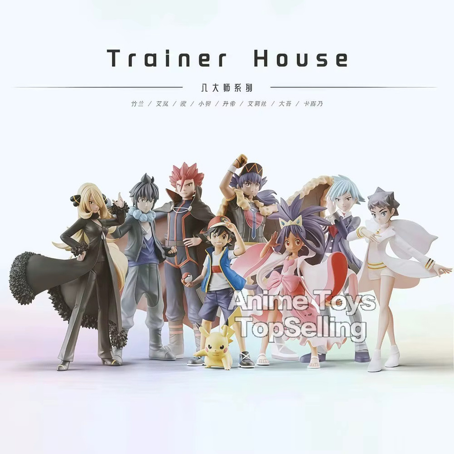 Bandai Pokémon Acht Meister, Actionfiguren, PVC-Statue, 7-9cm - Bild 3