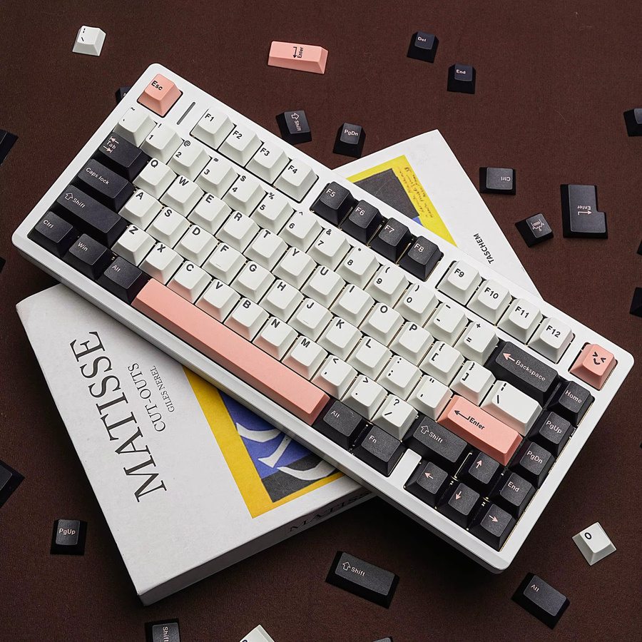 Jaycomia PBT Cherry MX Tastenkappen mit Sublimationsdruck für mechanische Tastaturen in verschiedenen Sprachen wie Deutsch, Französisch, Spanisch, Koreanisch, Hebräisch, Arabisch und Japanisch - Bild 2