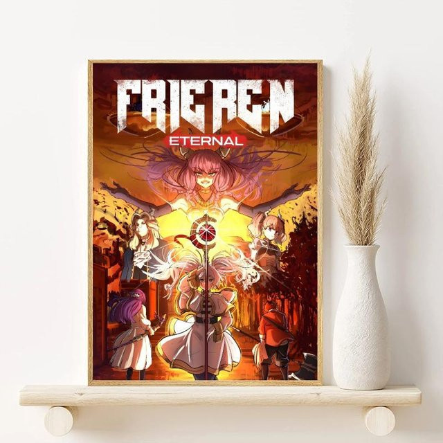 Frieren Anime Poster von Dopudu Art Museum, Mehrfarbig, Breite: 30 cm, Höhe: 40 cm - Bild 1