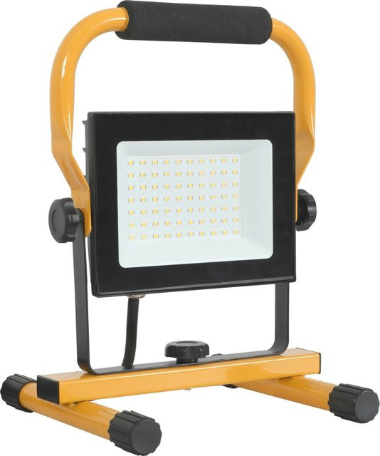 LED's Work Arbeitsleuchte 50 W mit 4200 lm und 4000 K in Schwarz-Gelb, IP65 Outdoor-Flutlicht für Innen- und Außenbereich - Bild 1