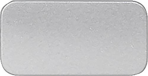Siemens 3SB2901-2AQ Bezeichnungsschild Silber 10 Stück - Bild 1
