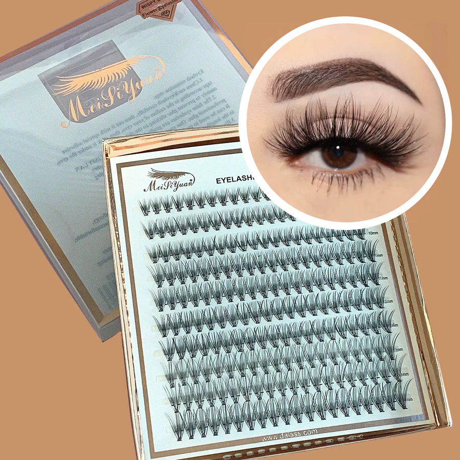 JUJU Dream DIY-Cluster-Falsche Wimpern, natürlich, Unisex - Bild 2