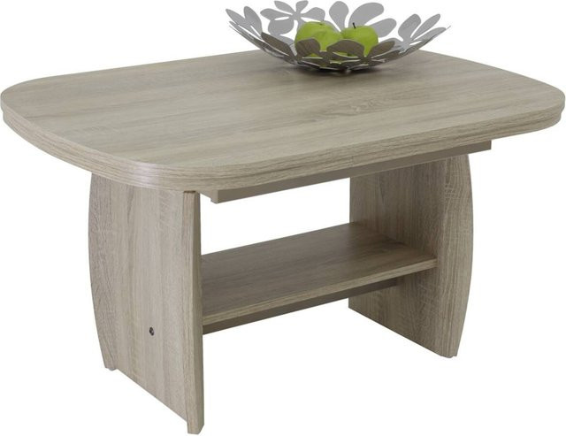 Hela Couchtisch MICHAEL III aus Holzwerkstoff in Eiche Sonoma, höhenverstellbar und ausziehbar, B/H/T: 90 x 52 x 68 cm - Bild 1