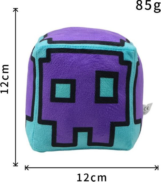 Bliboli Geometry Dash Geometrie Sprint, Plüsch Spielzeug, Bunt / Mehrfarbig - Bild 1