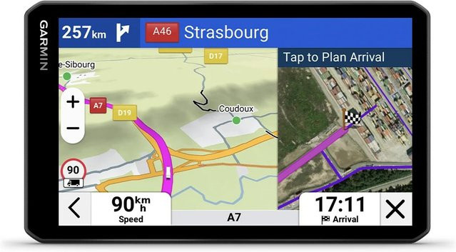 Garmin dezl LGV720 MT-D LKW-Navigationsgerät mit 7 Zoll Display in Schwarz - Bild 1