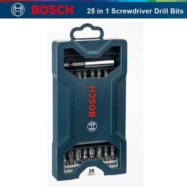 Bosch 25-teiliges Elektro-Schraubendreher-Bit-Set in Blau für Elektrowerkzeuge - Bild 1