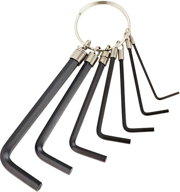 LUX-TOOLS Stiftschlüssel Satz 7-teilig in Schwarz - Bild 1