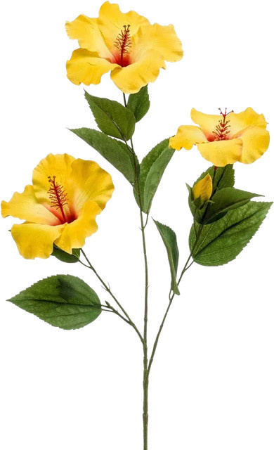 Künstlicher Hibiskus Zweig Mara von Aplanta, Höhe: 82 cm - Bild 1