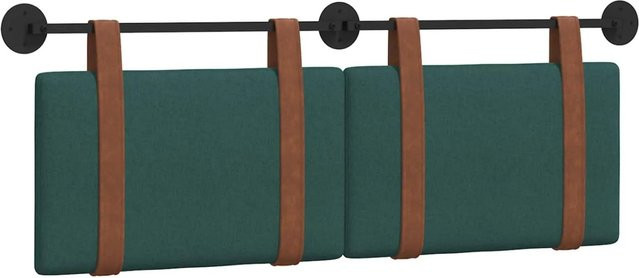 vidaXL Polsterpaneel Hängevorderseite Dunkelgrün B/H/T: 130 x 55 x 5 cm - Bild 1
