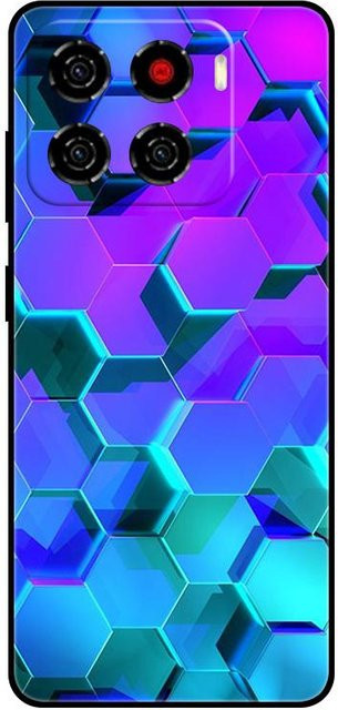 Stoßfeste Silikon Handyhülle für ZTE Blade A56 4G in Multicolour - Bild 1