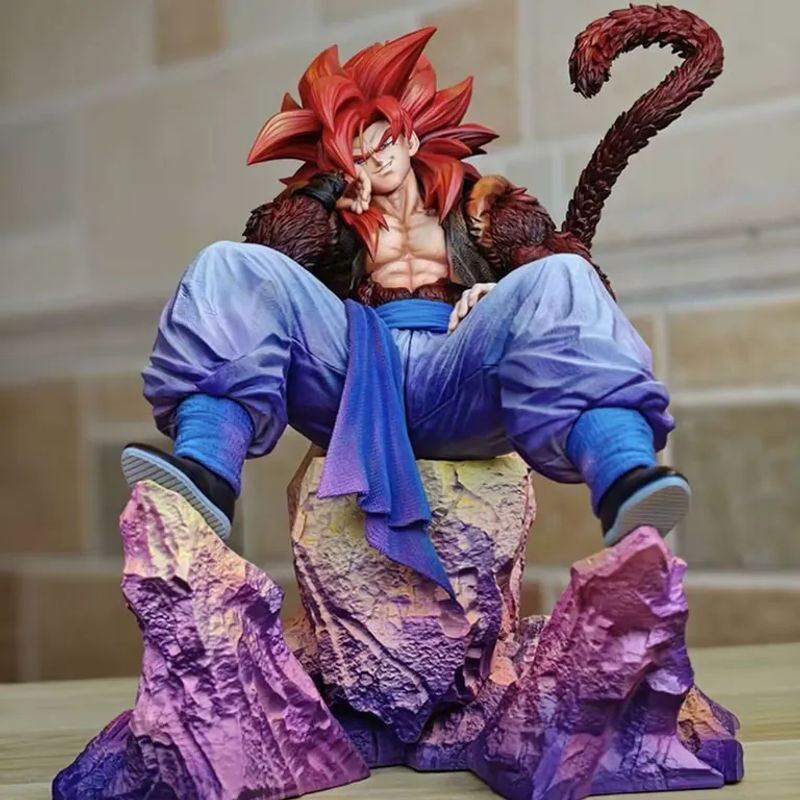 Bandai Dragon Ball Super Saiyan 4 Gogeta Sitzende Statue GK-Figur in Mehrfarbig aus Kunststoff und Kunstharz - Bild 4
