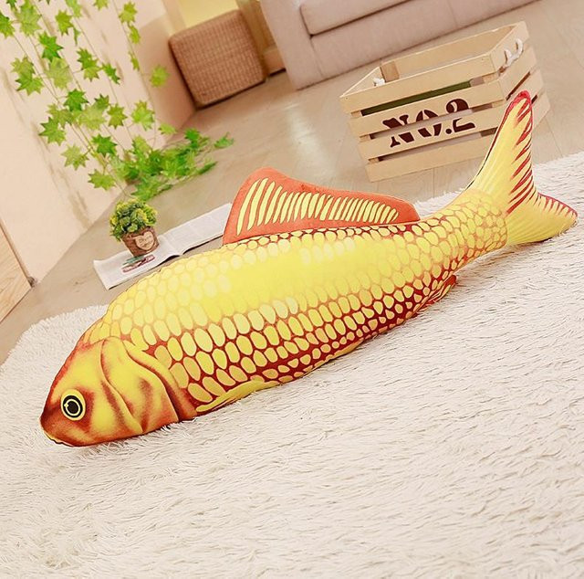 Yiran toy Cartoon Simulation Karpfen Plüschtier, 16cm - Bild 1