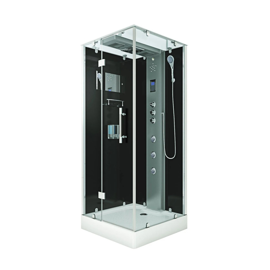 AquaVapore Dampfdusche Duschkabine mit LED-Beleuchtung und Handbrause, B/T: 90 x 90 cm - Bild 2