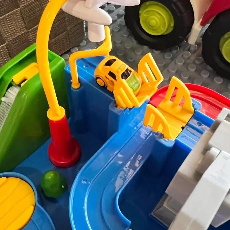 MHXIANGQIANJIN Rennschienenauto Weltraumrakete und Tiere Spielzeug 6-12 Jahre - Bild 4