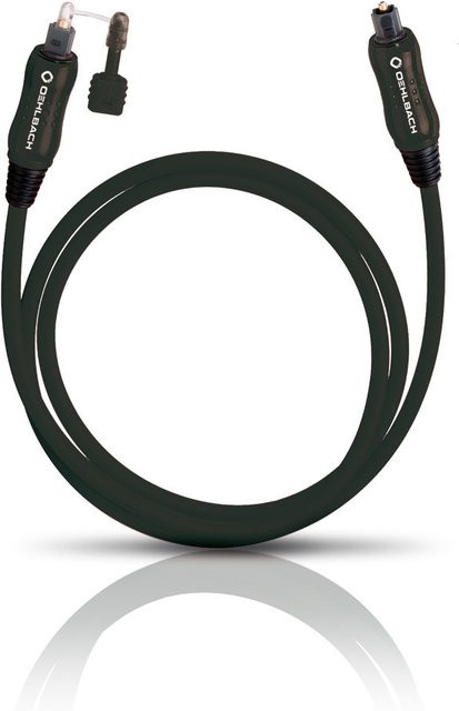 Oehlbach Opto Star Black Optisches Digitalkabel mit 3,5 mm Klinke und optischem Anschluss, Schwarz, Länge: 2,0 m - Bild 2