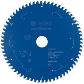 Bosch Expert for Aluminium Kreissägeblatt für Akkusägen mit 66 Zähnen, Durchmesser: 216 mm, Bohrung: 30 mm, Carbide Tipped, Blau - Bild 1