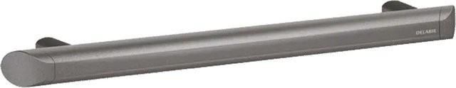 Delabie Haltegriff Be-Line Wandmontage aus Aluminium in Anthrazit mit rutschfestem Griff, Durchmesser: 3,5 cm, Länge: 50 cm - Bild 1