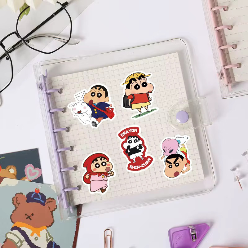 Keeppley Crayon Shin-chan Anime Cartoon Aufkleber, 50-teiliges Set - Bild 5