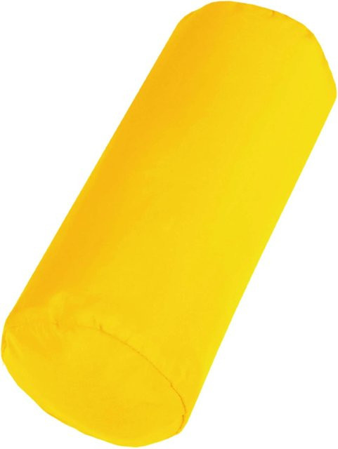 Bestlivings Nackenrolle Ellen in Gelb aus Microfaser, B/H: 40 x 15 cm - Bild 1