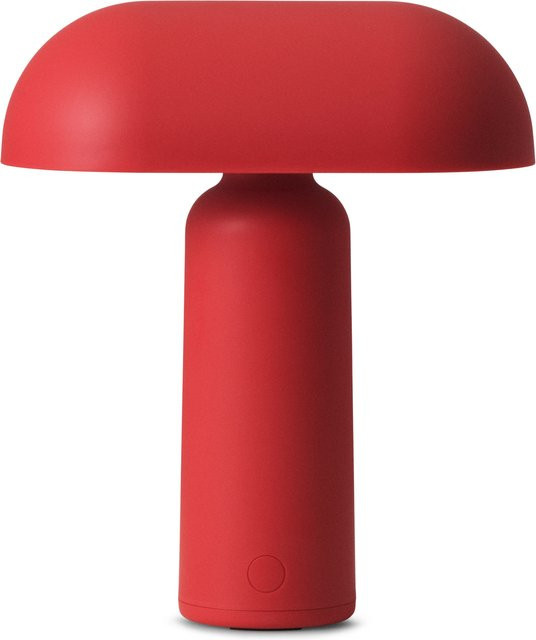 Normann Copenhagen Porta Akkutischleuchte in Rot mit dimmbarer LED und Touch-Bedienung - Bild 1