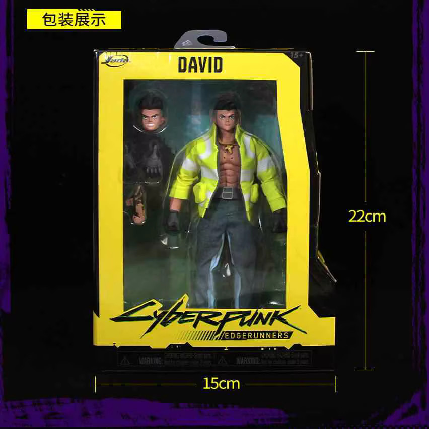 Jada Cyberpunk Edgerunners Anime Figur David Martinez und Lucyna Kushinada Action Figur Modell in Multicolor - Bild 4