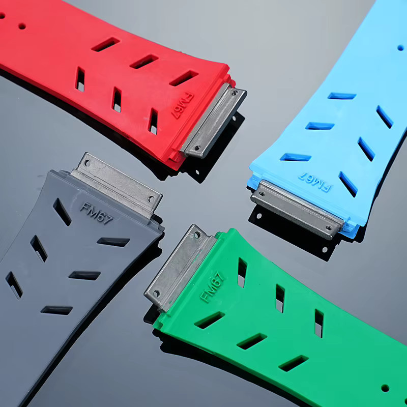 Richard Mille Armband, Fluorkautschuk, Schwarz, Damen, 24*17mm - Bild 3