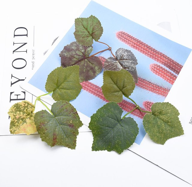 TTCY Künstliche Ahornblätter aus Seide in Grün für Hochzeiten, Dekorationen und DIY-Gartenprojekte - Bild 1