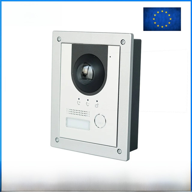 Dahua IP Video-Türstation VTO2202F-P-S2 aus Metall in Silber mit PoE Unterstützung - Bild 1