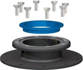 Flamco Reduzierflansch DN 205/DN 110 mit Dichtung und M12 Schrauben - Bild 1