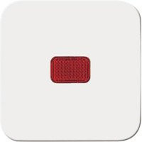 Busch-Jaeger Wippe mit roter Kalotte in Weiß und Rot IP20 Flush-Design - Bild 1