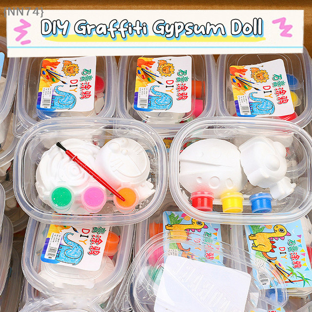 JETTING DIY Malerei Gips Puppe, Gips, Bunt / Mehrfarbig - Bild 1