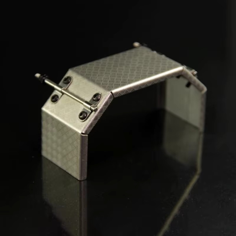 Tamiya Kotflügelabdeckung, Zubehör, 1:14, Metall, Grau - Bild 2