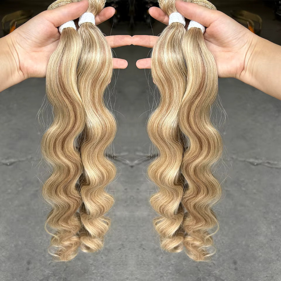 lulalatoo Haar Extensions Synthetische Haar Bundles, Tiefschwarz, Unisex - Bild 2