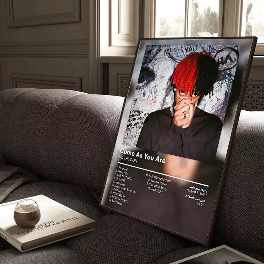 D-DC THE DON Rapper Musik-Poster, wasserfester Wanddruck in Schwarz und Multicolour, Rechteckig, Breite: 20 cm, Höhe: 15 cm - Bild 4