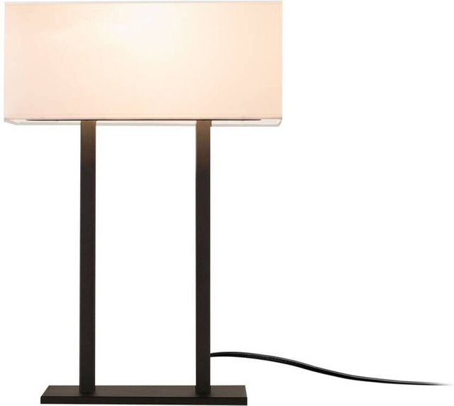 Opviq Tischleuchte aus Eisen in Schwarz und Weiß, E27, B/T/H: 15 x 35 x 52 cm - Bild 1