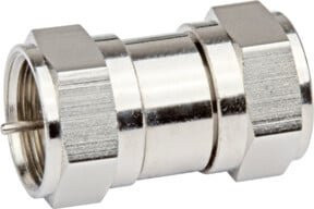 Kathrein F-Doppelstecker EMU 04 in Silber - Bild 1