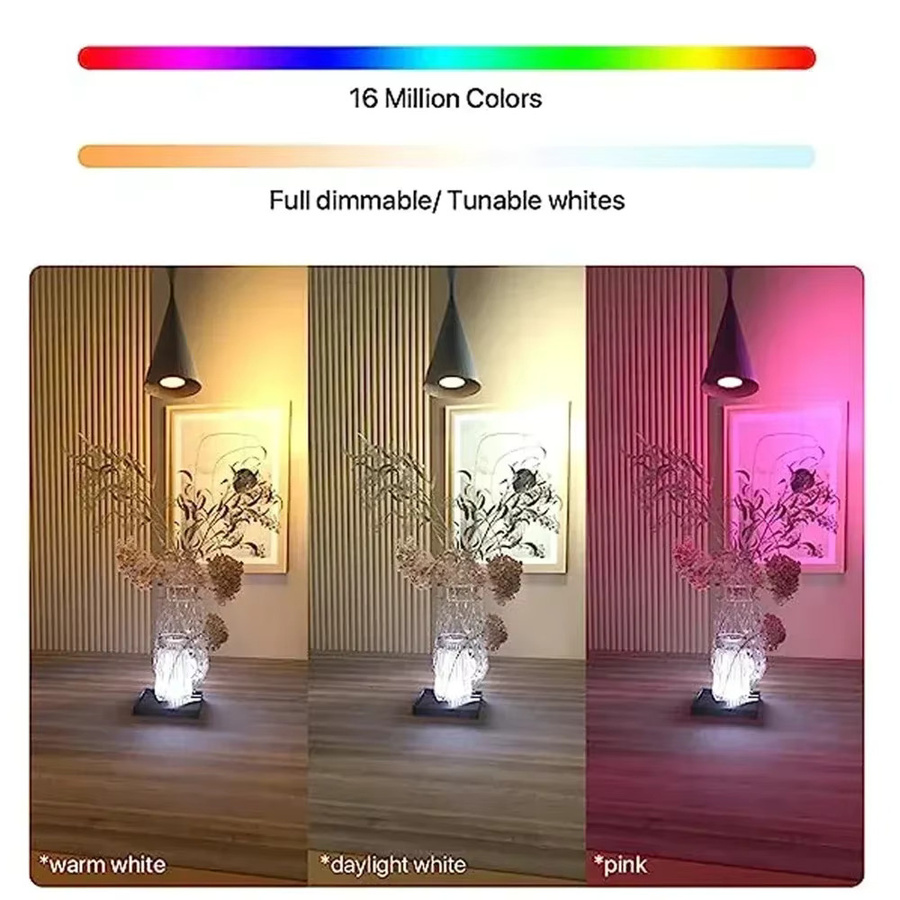 Tnce Smart LED Lampe GU10 mit WiFi und ZigBee, RGB C dimmbar, Weiß, kompatibel mit Alexa und Google Home via Tuya Smart Life App - Bild 3