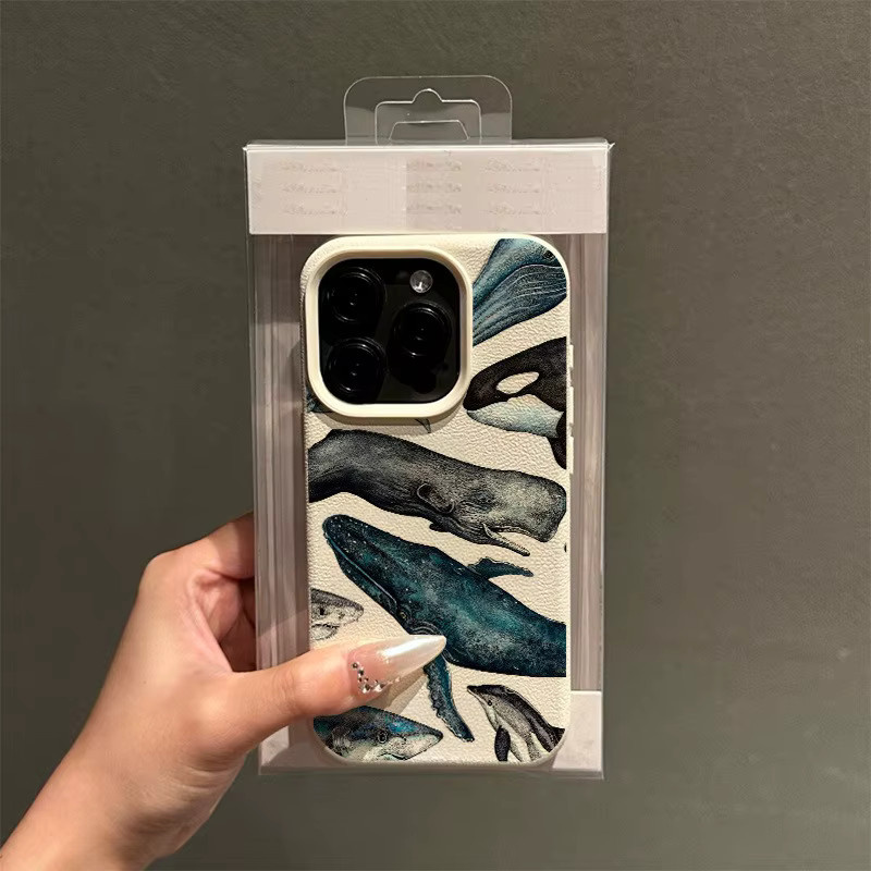 Handyhülle mit Retro-Walmuster für Apple iPhone 17, 16 und 15 Serien in Beige und Multicolour - Bild 3