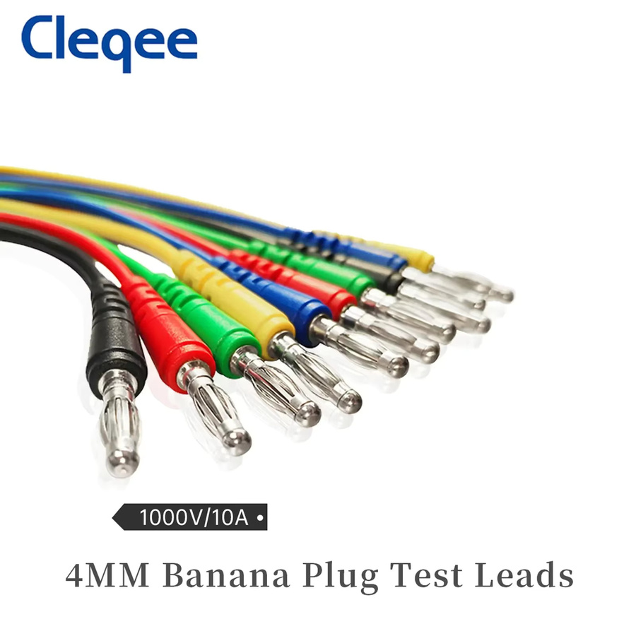 Cleqee P1043B Serie Multimeter-Messleitungen-Set mit 4 mm Bananensteckern, Sicherheits-Piercing-Sonden, Nadeln und Krokodilklemmen für Kfz-Werkzeuge - Bild 2
