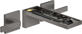 Hansgrohe Axor MyEdition 3-Loch-Waschtischarmatur Fertigset in Gunmetal mit Pop-up-Abfluss und wassersparender Funktion - Bild 1